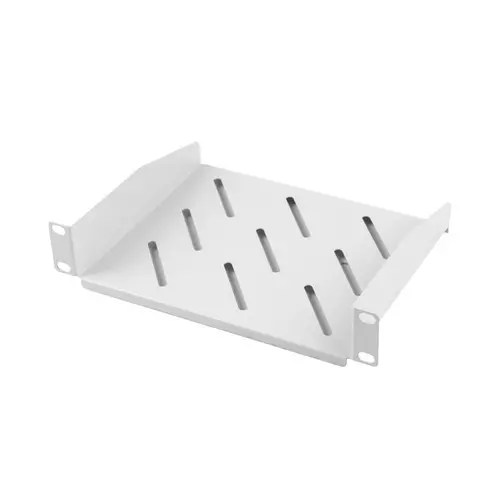 Аксесоар, Lanberg 10" fixed shelf 1U / 254x180mm, max load capacity up to 20kg, grey