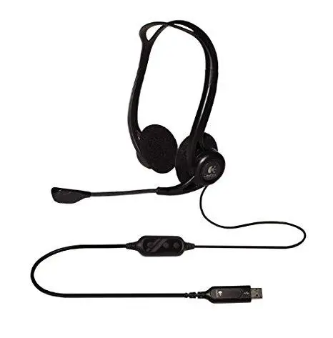 Слушалки, Logitech PC 960 Stereo Headset USB, OEM