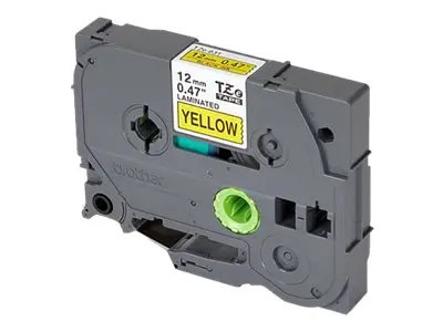 Консуматив, Brother TZe-631 Tape Black on Yellow, Laminated, 12mm, 8m - Eco