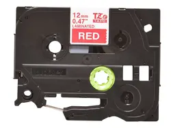 Консуматив, Brother TZe-435 Tape White on Red, Laminated, 12mm, 8m