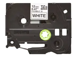 Консуматив, Brother TZe-FX231 Tape Black on White, Flexible ID, 12mm, 8m