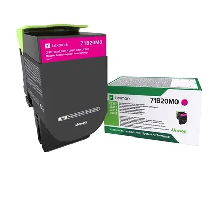 Консуматив, Lexmark 71B20M0 CS/CX317, 417, 517 Magenta Return Programme 2.3K Toner Cartridge