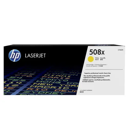 Консуматив, HP 508X High Yield Yellow Original LaserJet Toner Cartridge (CF362X)