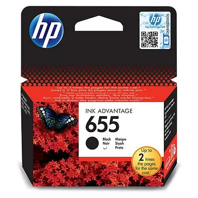 Консуматив, HP 655 Black Ink Cartridge