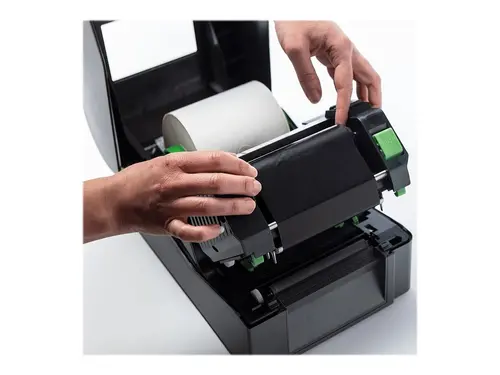 Консуматив, BWS1D300110 Brother Standard Wax Thermal Transfer Black Ink Ribbon 110mm x 300m / 1 roll
