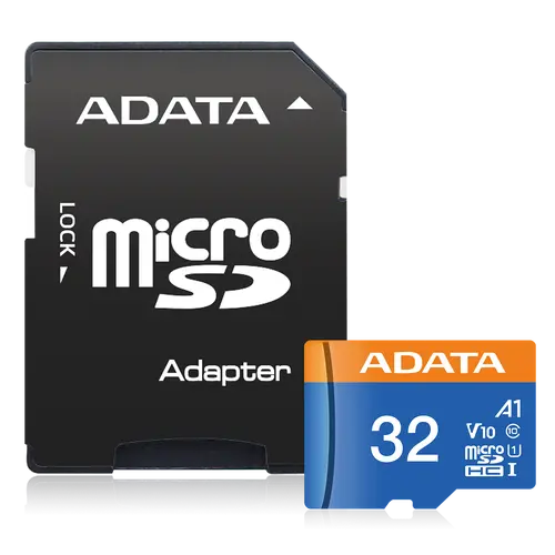 Памет, ADATA 32GB MicroSDHC UHS-I CLASS 10 (with adapter)