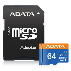 Памет, ADATA 64GB MicroSDXC UHS-I CLASS 10 (with adapter)