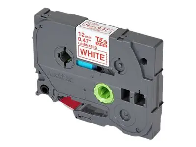 Консуматив, Brother TZe-232 Tape Red on White, Laminated, 12mm, 8m - Eco