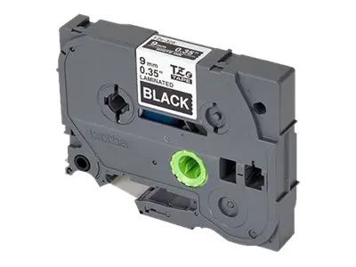 Консуматив, Brother TZe-325 Tape White on Black, Laminated, 9mm, 8m - Eco
