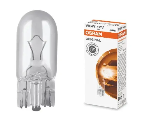 АВТОМОБИЛНА ЛАМПА 2825 W5W 12V W2,1x9.5d UNPACKED OSRAM