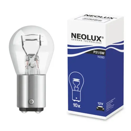 АВТОМОБИЛНА ЛАМПА N380 P21/5W 12V BAY15D UNPACKED NEOLUX OSRAM