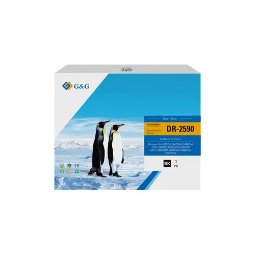 УНИВЕРСАЛНА БАРАБАННА КАСЕТА ЗА BROTHER HL L2402/L2442/L2460/DCP L2600 Series/MFC L2802/L2862/L2990 - DRUM UNIT - DR2510 (DR-2510)/DR2590 (DR-2590) - PN NT-DB2590 - G&G