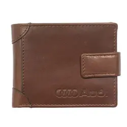 Мъжки кафяв портфейл Auto Set с лого на Audi