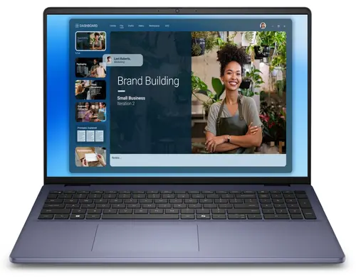 Лаптоп, Dell 16 DC16251, Intel Core 5 120U (10 cores, up to 5.0 GHz), 16.0" FHD+(1920x1200) AG, 300nits, 16GB, 2x8GB, DDR5, 5200 MT/s, 512GB M.2 PCIe, Intel Graphics, Cam, FPR, Wi-Fi 6E, Backlit Kb, Win 11 Pro, Silver, Aluminium,3Y PS Лаптоп, Dell 16 DC16251, Intel Core 5 120U (10 cores, up to 5.0 GHz), 16.0" FHD+(1920x1200) AG, 300nits, 16GB, 2x8GB, DDR5, 5200 MT/s, 512GB M.2 PCIe, Intel Graphics, Cam, FPR, Wi-Fi 6E, Backlit Kb, Win 11 Pro, Silver, Aluminium,3Y PS
