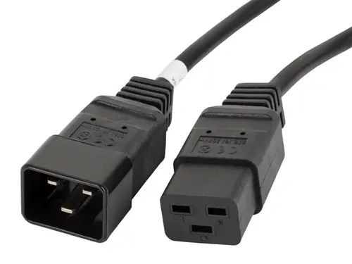 Кабел, Lanberg EXTESION CABLE IEC 320 C19 / C20 1.8m VDE, black