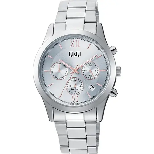 Дамски аналогов часовник Q&Q Dual-Time - C71A-003PY
