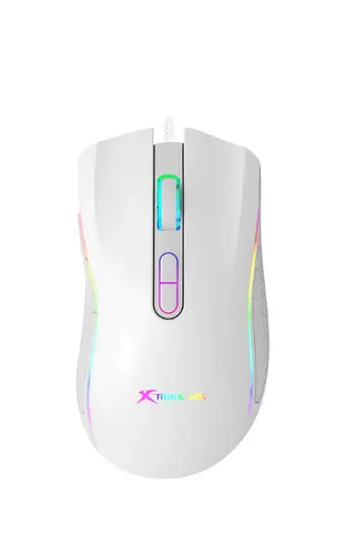 Xtrike ME Геймърска мишка Gaming Mouse GM-314 White - 7200dpi, RGB