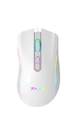 Xtrike ME Геймърска мишка Gaming Mouse GM-314 White - 7200dpi, RGB