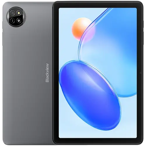 Blackview Tab 20 WiFi 10.1-inch HD IPS 1280x800 T310 Quad-core 2.0GHz 4GB+8GB/64GB 6000mAh NO Charger 5MP Front/8MP Rear camera Android 15 Blizzard Blue/Interstellar Gray