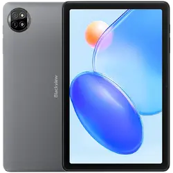 Blackview Tab 20 WiFi 10.1-inch HD IPS 1280x800 T310 Quad-core 2.0GHz 4GB+8GB/64GB 6000mAh NO Charger 5MP Front/8MP Rear camera Android 15 Blizzard Blue/Interstellar Gray