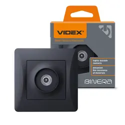 TV РОЗЕТКА VF-BNSK1TVME-BG BINERA VIDEX - ГРАФИТ