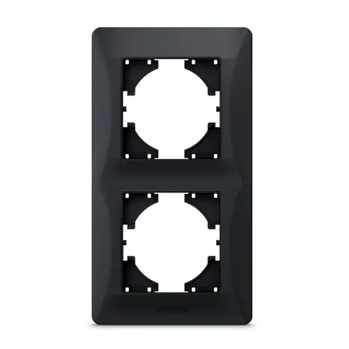 ДВОЙНА ВЕРТИКАЛНА РАМКА VF-BNFR2V-BG BINERA VIDEX - ГРАФИТ