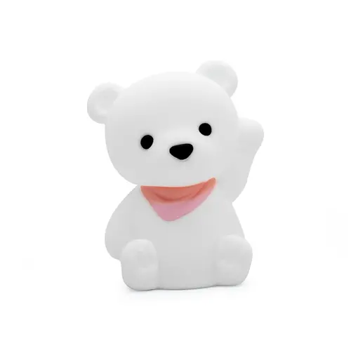 Акумулаторна нощна лампа Dhink® - Teddy, бяла