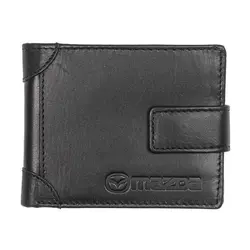 Мъжки черен портфейл Auto Set с лого на Mazda