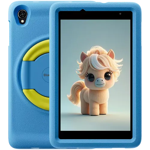 Blackview Tab A5 Kids, tablet, 8.0-inch 800x1280 HD+ IPS, Unisoc Tiger T310, 3GB + 64GB, LPDDR4 +EMMC5.1, 5100mAh; NO Charge, 4G:FDD:B1/B3/B7/B8/B20/B19, DokeOS_P 4.0 Based on Android 14, Blue