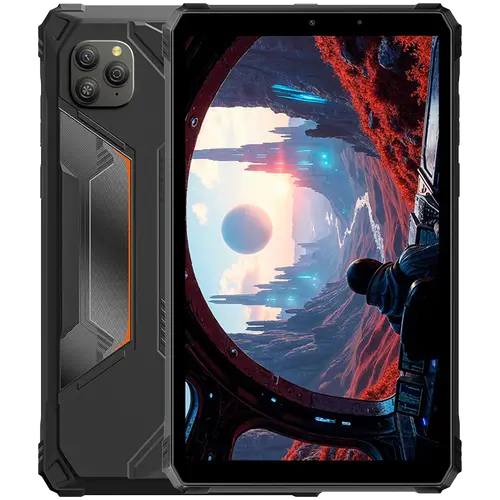 Blackview Active 5 Rugged Tab UMS9230E(T615) Octa-core 1.8GHz,8.68inch FHD+ IPS 800*1340 90Hz Memory: 8GB+128GB, Camera: Front 13MP; Rear 16MP GSM: B2/B3/B5/B8,WCDMA: B1/B8 LTE: B1/B3/B7/B8/B19/B20/B28A/B28B/B40/B41 6600mAh, 18W fast charging, Android 15 Color: Black