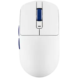 ROYAL KLUDGE M30 White Blue Gaming Mouse PAW 33111K
