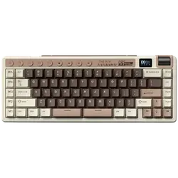 ROYAL KLUDGE RK M70 Mocha Grey Gaming Keyboard Cream switch