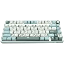 ROYAL KLUDGE R75 Sky Cyan Gaming Keyboard K silver switch