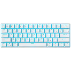 ROYAL KLUDGE RK61 White Gaming Keyboard Red switch