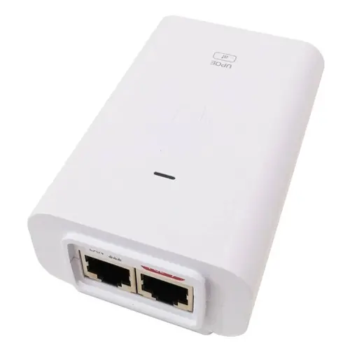 PoE Инжектор Ubiquiti U-PoE, 48V, 15W, 0.32A