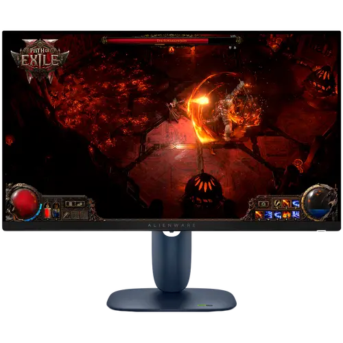 Monitor LED Alienware AW2725DM 27" 2560x1440, QHD, 180Hz, Fast IPS AG, 16:9, 1000:1, 400 cd/m2, 2ms/1ms, 178/178, 95% DCI-P3, DP 1.4, 2xHDMI 2.1, 1xUSB-B, 2xUSB-A, Flicker-free, Tilt, Swivel, Pivot, Height Adjust (11cm), G-SYNC, FS Pr. HDR400, 3Y