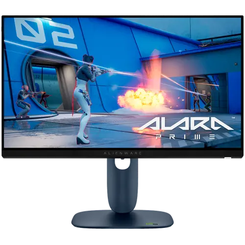 Monitor LED Alienware AW2525HM 24.5" 1920x1080, FHD, 320Hz, Fast IPS AG, 16:9, 1000:1, 400 cd/m2, 1ms/0.5ms, 178/178, 99% sRGB, DP 1.4, 2xHDMI 2.1, 1xUSB-B, 2xUSB-A, Flicker-free, Tilt, Swivel, Pivot, Height Adjust (11cm), G-SYNC, FS Pr. 3Y