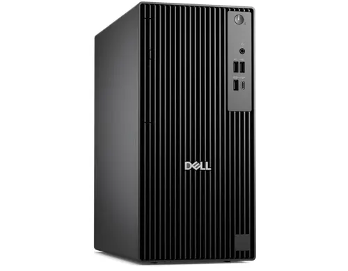 Настолен компютър, Dell Pro Tower QCT1255, AMD Ryzen 7 PRO 8700G (16 TOPS NPU, 8 cores, up to 5.1GHz), 16 GB: 2 x 8 GB, DDR5, up to 4800 MT/s, 512GB SSD, Integrated Graphics, 8x DVD+/-RW, Bulgarian Keyboard&Mouse, 180W, Win 11 Pro, 3Y PS