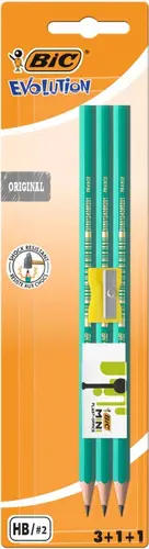 КОМПЛЕКТ EVOLUTION HB 3БР,ГУМА И ОСТРИЛКА BIC