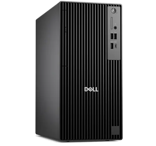 Настолен компютър, Dell Pro Tower Plus QBT1250, Intel Core Ultra 7 265 (13 TOPS NPU, 20 cores, up to 5.3GHz), 16GB: 1 x 16GB, DDR5, up to 5600 MT/s, 512GB SSD, Integrated Graphics, 8x DVD+/-RW, Keyboard&Mouse, 260W, Ubuntu, 3Y PS