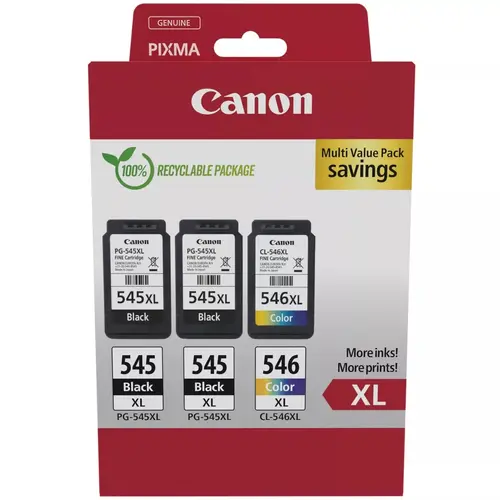 Консуматив, Canon PG-545XLx2/CL-546XL Multi pack Консуматив, Canon PG-545XLx2/CL-546XL Multi pack