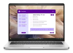 Лаптоп, Dell Pro 14 Plus PB14250, Intel Ultra 7 266V vPro (48 TOPS NPU, 8 cores, up to 5.0 GHz), 14, FHD+, 300 nit, 45% NTSC, AG, 16 GB: LPDDR5x, 8533 MT/s (onboard), 512 GB SSD, Integrated Intel graphics, 5MP+IR Cam, Wi-Fi 7, Backlit Kb, Ubuntu, 3Y PS