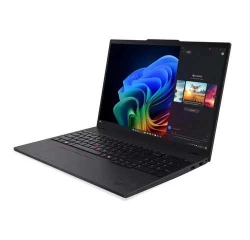 Лаптоп, Lenovo ThinkPad T16 G4 AMD Ryzen AI 7 PRO 350 (up to 5.0GHz, 16MB L3), 2x 32GB SODIMM DDR5-5600, 1TB SSD, 16" WUXGA (1920x1200) IPS, AG, AMD Radeon 860M, 5MP&IR Cam, Backlit KB, WLAN, BT, SCR, FPR,  Win11Pro, 3Y Premier