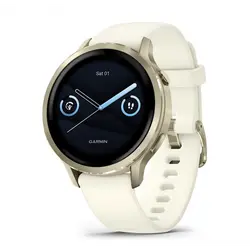 Garmin Venu® 4 - 41 мм - Venu® 4 - 41 мм, Lunar Gold с Bone силиконова каишка 010-03013-00