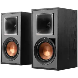 Klipsch Reference R-51PM Powered Bookshelf Speakers, Black, Pair