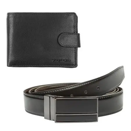 Комплект от портфейл и колан SILVER FLAME - 100 см