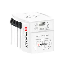 Skross универсален адаптер 220V , 30W, бял