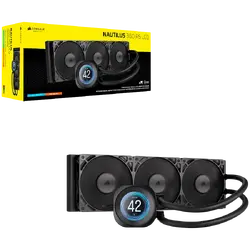 CORSAIR NAUTILUS 360 LCD, 360mm Radiator, Liquid CPU Cooler
