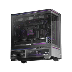 Thermalright кутия Case mATX - TL-M10 Vision Black - 9.16 inch LCD Display, USB-C
