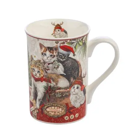 Коледна чаша - Коледни котета